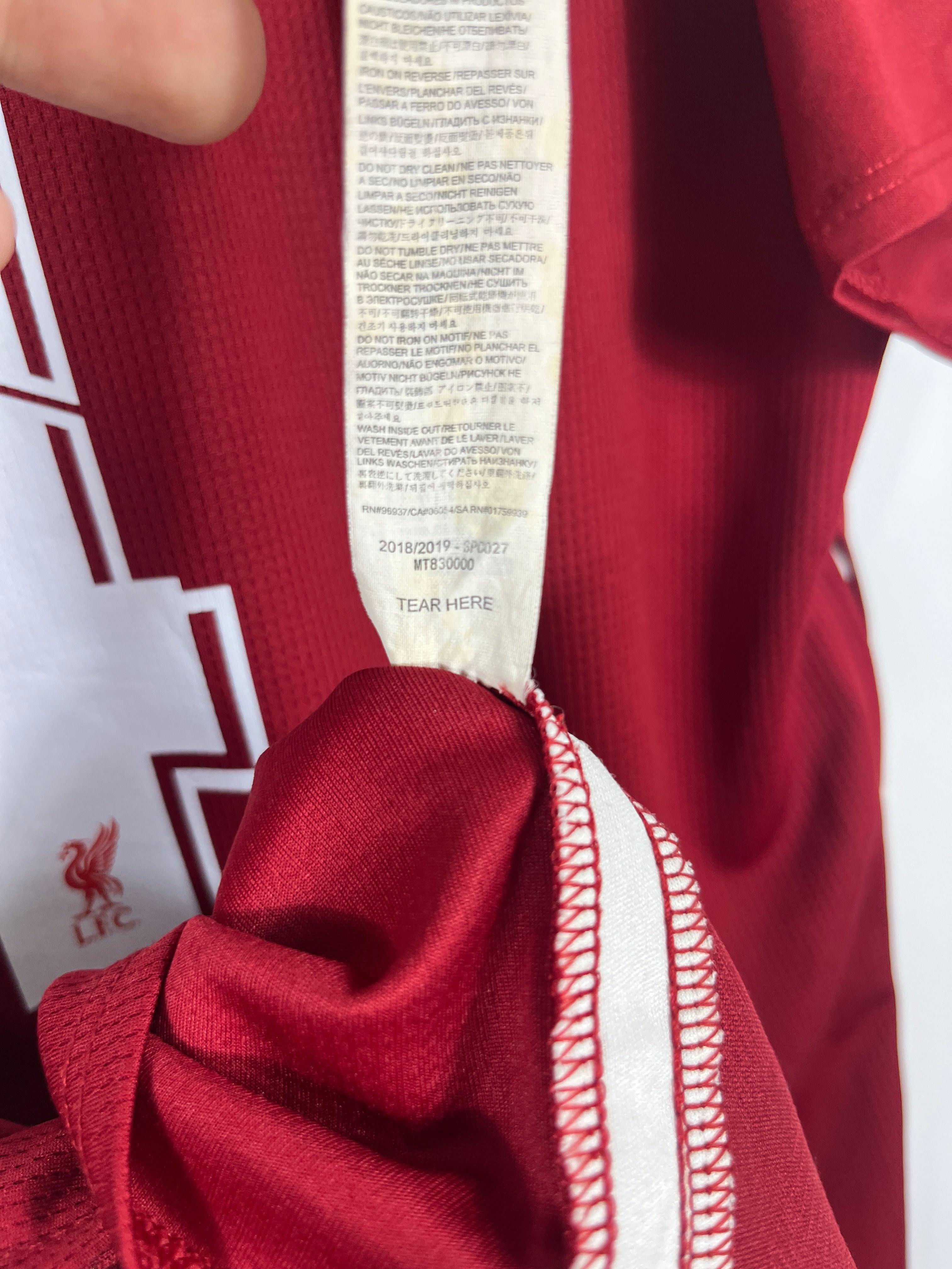 Liverpool - Van Dijk - 18/19 - str. M